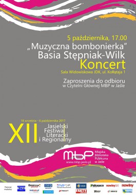 Festiwal: Muzyczna bombonierka – koncert Basi Stępniak-Wilk