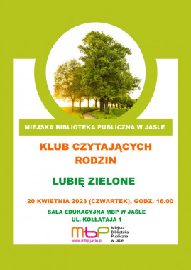 Kluby: Lubię zielone – spotkanie Klubu Czytających Rodzin