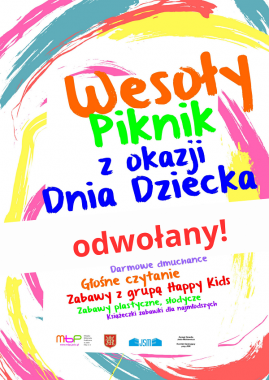 Piknik przy Filii nr 3 odwołany!