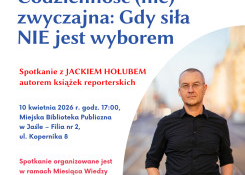Codzienność (nie)zwyczajna – Jacek Hołub gościem spotkania z okazji Miesiąca Wiedzy o Spektrum Autyzmu